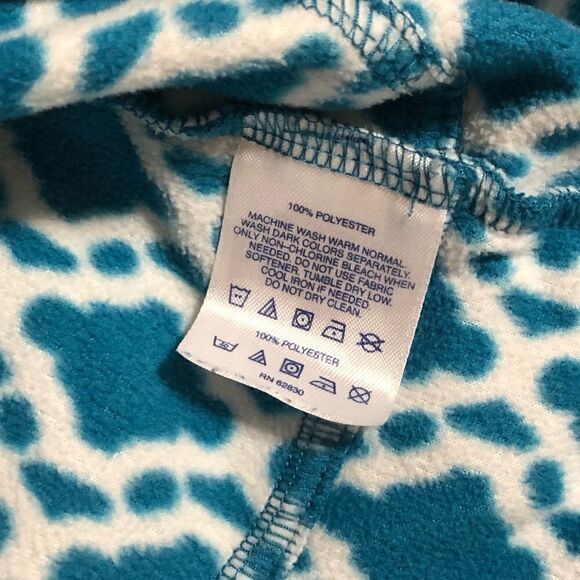 Bundle of 2 Land’s End 1/4 zip fleece pullovers size S 6/8 - Picture 5 of 10